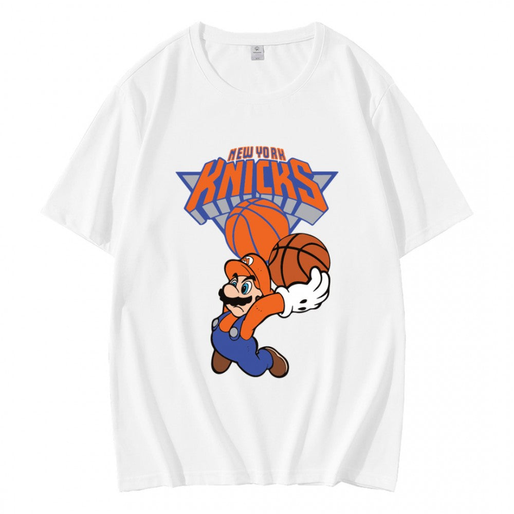 Super Mario Basketball New York Knicks T-Shirt