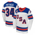 Auston Matthews USA Hockey Olympic Nike 2026 White Away Replica NHL Jersey
