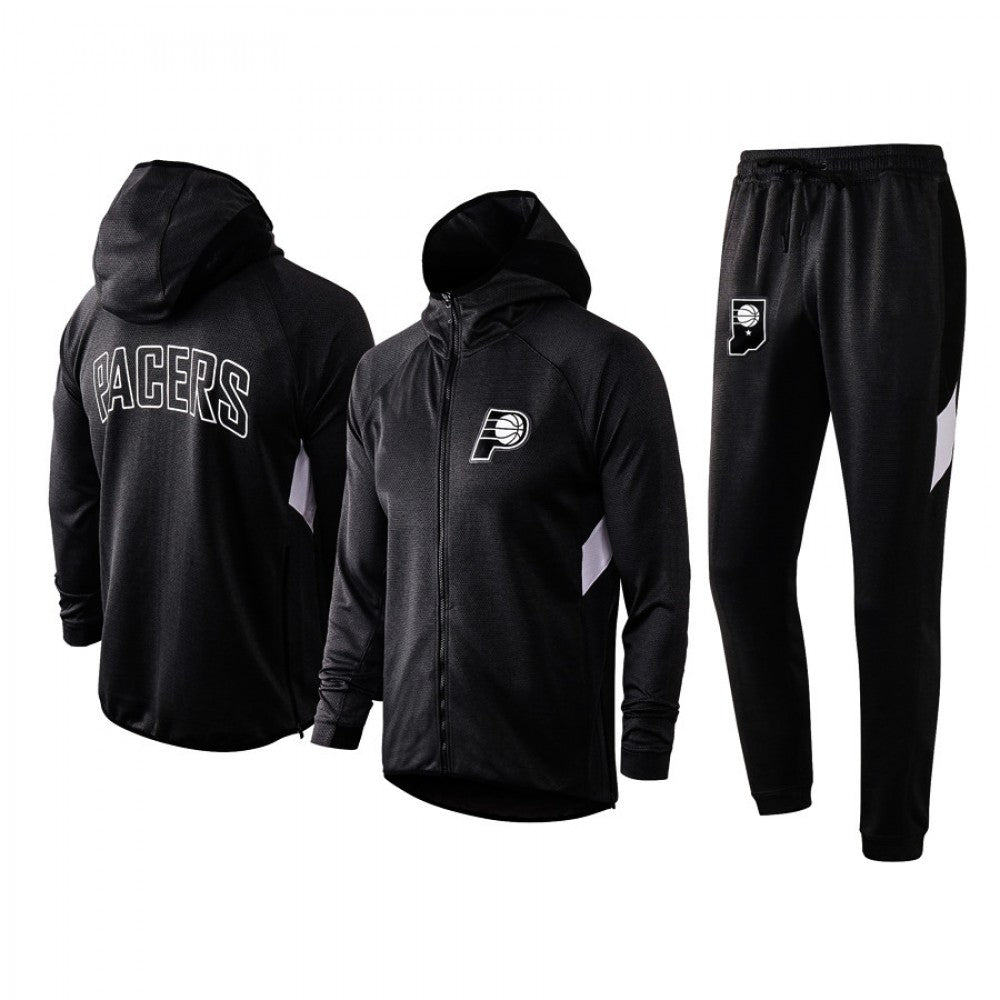 Indiana Pacers Nike 2019/20 Showtime Full-Zip Therma Flex Performance Hoodie