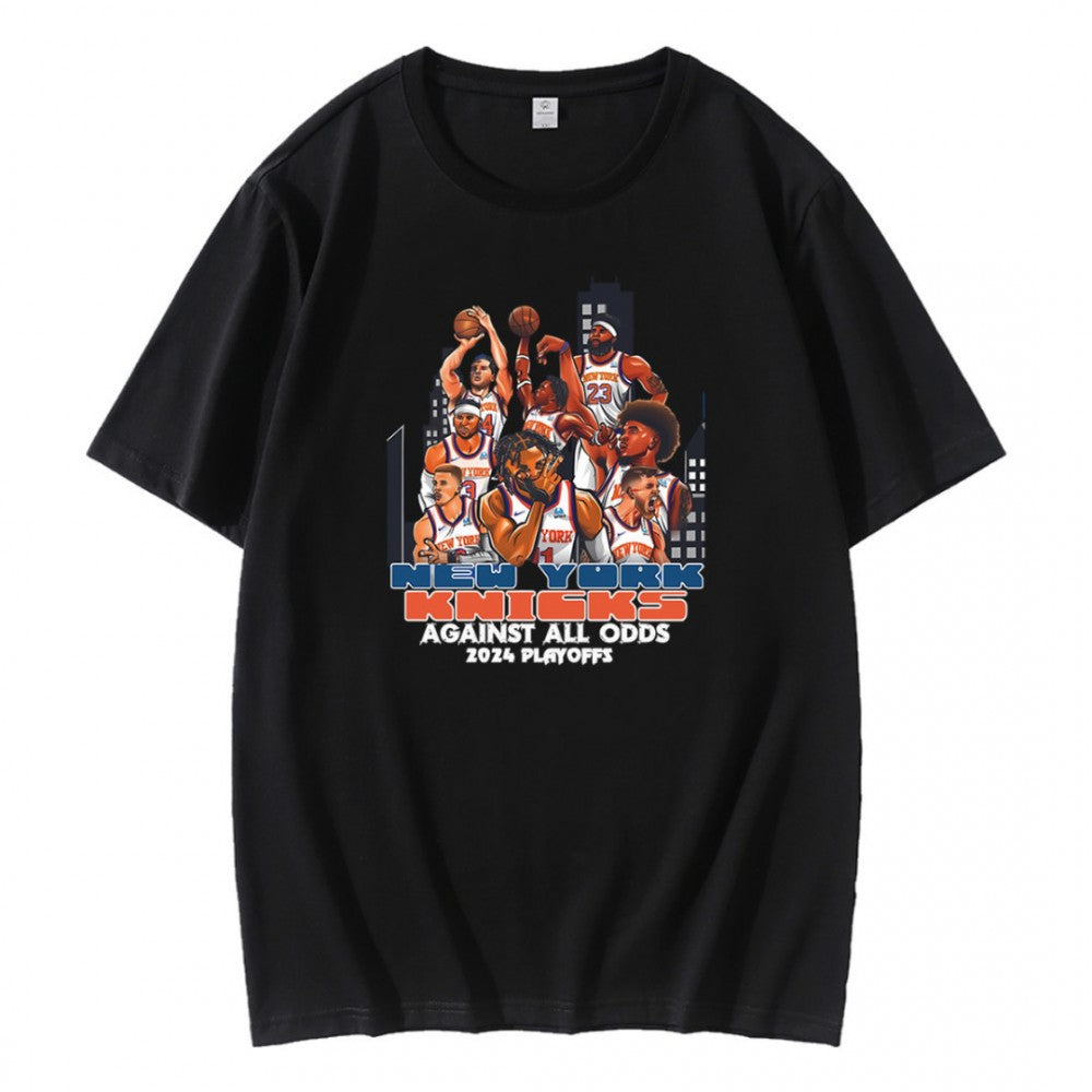 New York Knicks Against All Odds 2024 Playoffs T-Shirt