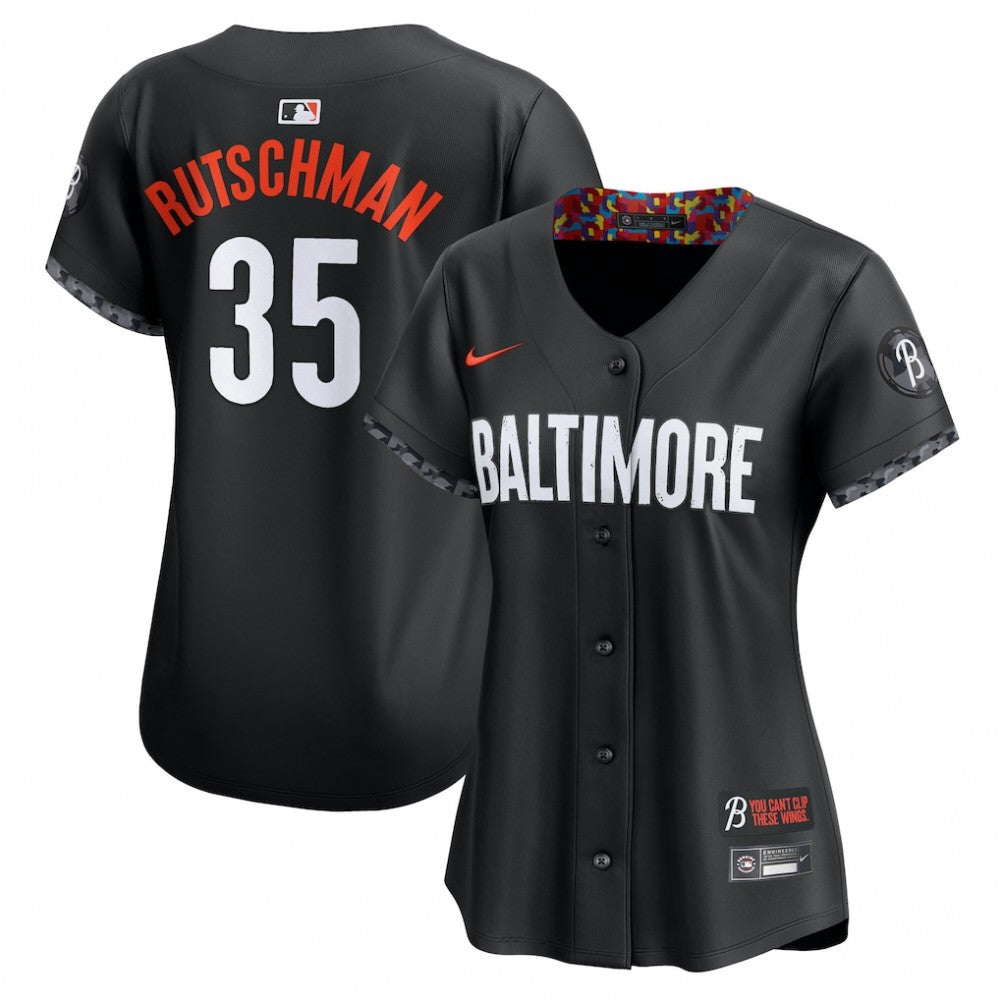 Adley Rutschman Baltimore Orioles Nike Women's City Connect Limited MLB Jersey?C Black