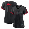 Barry Larkin Cincinnati Reds Nike Women's 2023 City Connect Replica Player MLB Jersey - Black