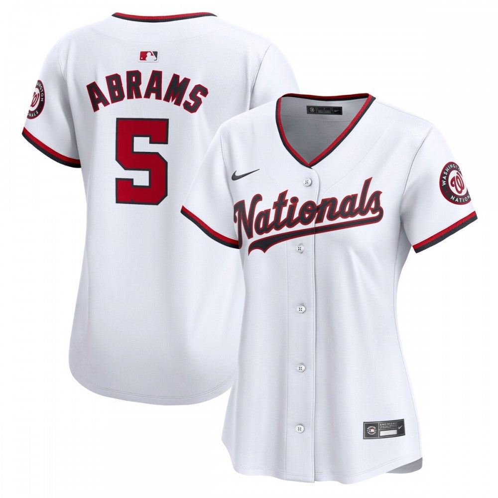 CJ Abrams Washington Nationals Nike Women's Home Limited Player MLB Jersey?C White