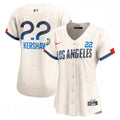Clayton Kershaw Los Angeles Dodgers Nike Women's 2024 City Connect Limited Player MLB Jersey - Cream