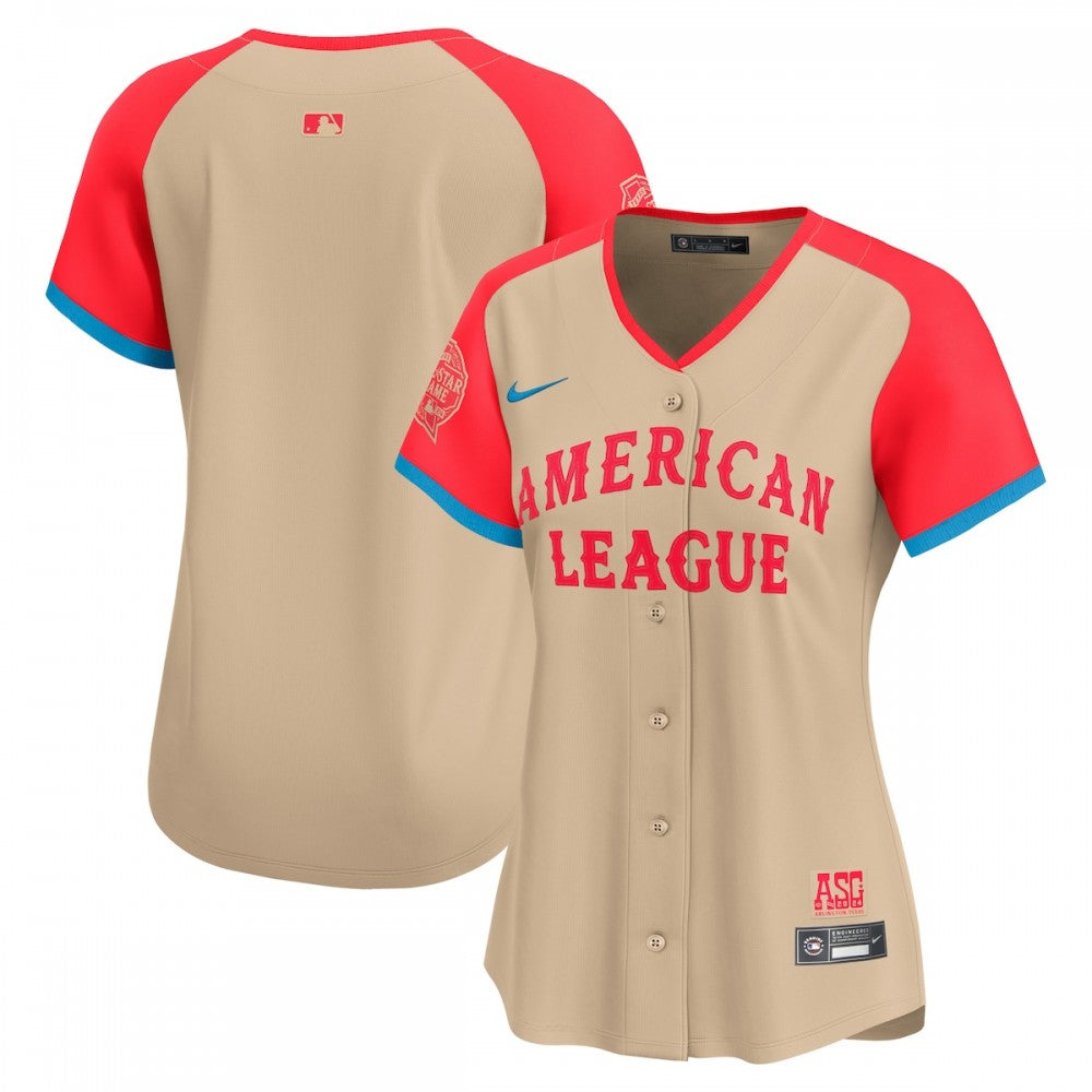 American League Nike Women's 2024 MLB All-Star Game Limited MLB Jersey - Cream