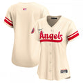 Los Angeles Angels Nike Women's City Connect Limited MLB Jersey - Cream