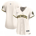 Milwaukee Brewers Nike Women's Home Limited MLB Jersey - Cream
