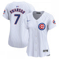 Dansby Swanson Chicago Cubs Nike Women's Home Limited Player MLB Jersey - White
