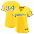 David Ortiz Boston Red Sox Nike Women's City Connect Replica Player MLB Jersey - Gold