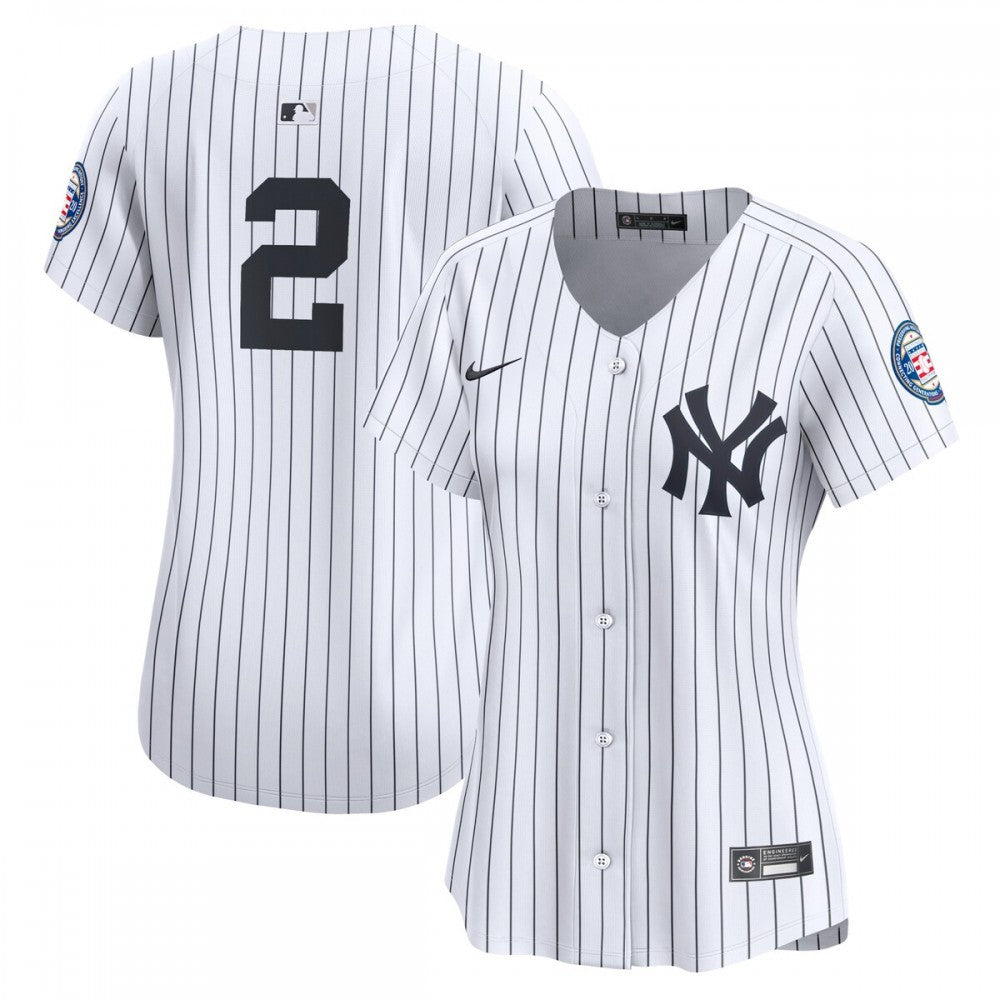Derek Jeter New York Yankees Nike Women's Home Limited Player MLB Jersey - White