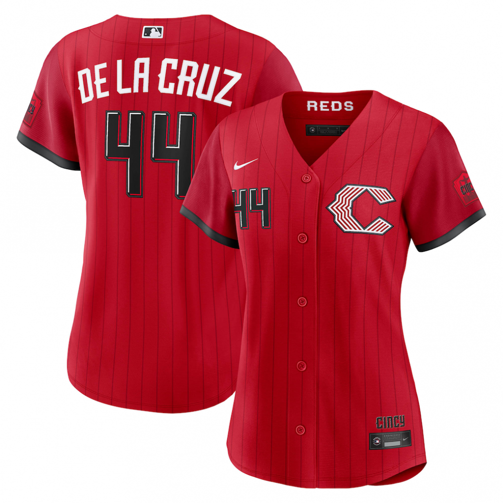 Elly De La Cruz Cincinnati Reds Nike Women's 2026 City Connect Stadium MLB Jersey - Red