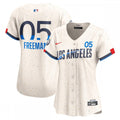 Freddie Freeman Los Angeles Dodgers Nike Women's 2024 City Connect Limited Player MLB Jersey - Cream