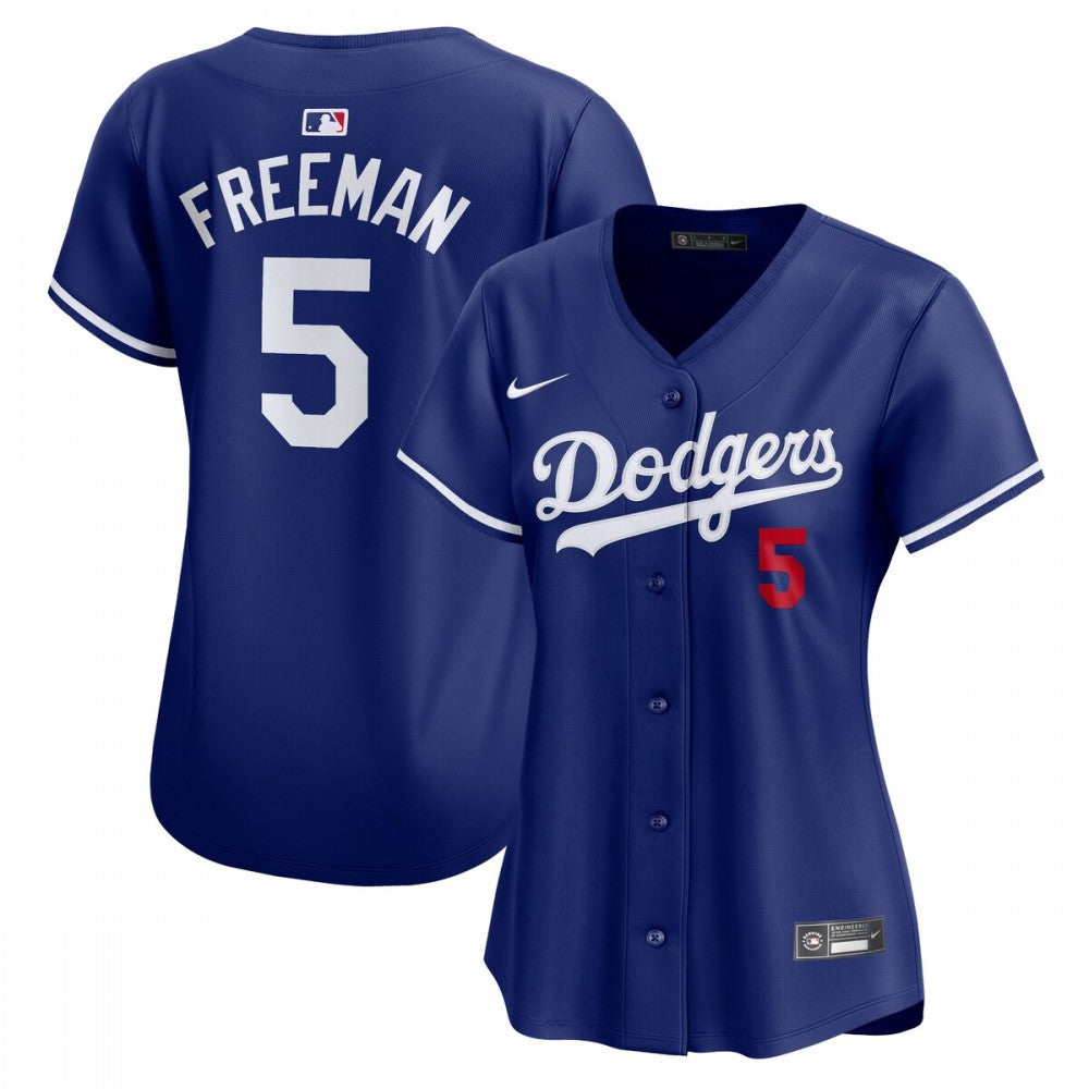 Freddie Freeman Los Angeles Dodgers Nike Women's Alternate Limited Player MLB Jersey?C Royal