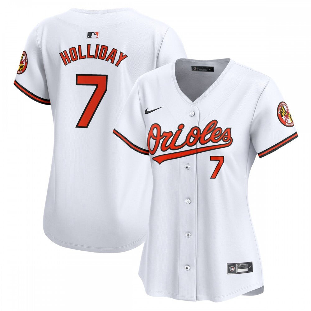 Jackson Holliday Baltimore Orioles Nike Women's Home Limited Player MLB Jersey - White