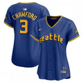 J.P. Crawford Seattle Mariners Nike Women's City Connect Limited Player MLB Jersey - Royal