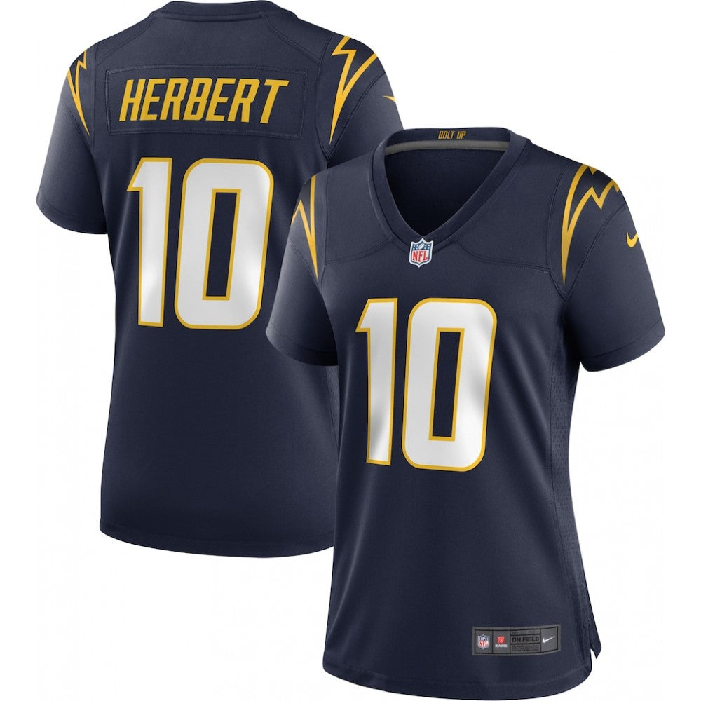 Justin Herbert Los Angeles Chargers Nike Women's Alternate Game Jersey - Navy