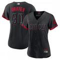 Ken Griffey Jr. Cincinnati Reds Nike Women's 2023 City Connect Replica Player MLB Jersey - Black