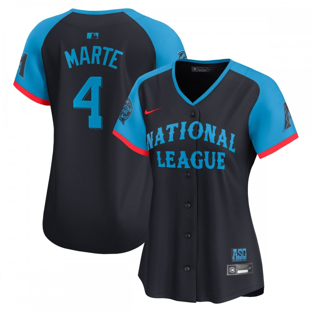 Ketel Marte National League Nike Women's 2024 MLB All-Star Game Limited Player MLB Jersey - Navy