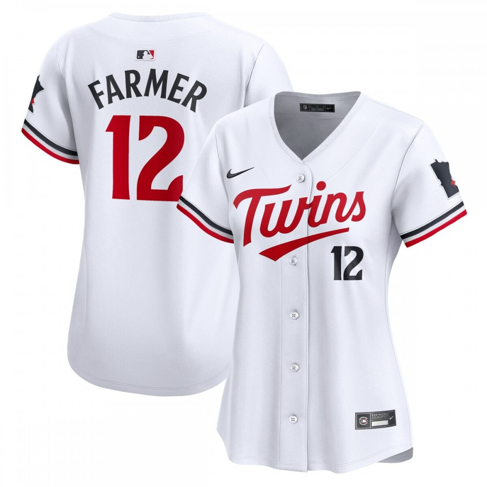 Kyle Farmer Minnesota Twins Nike Women's  Home Limited Player MLB Jersey - White