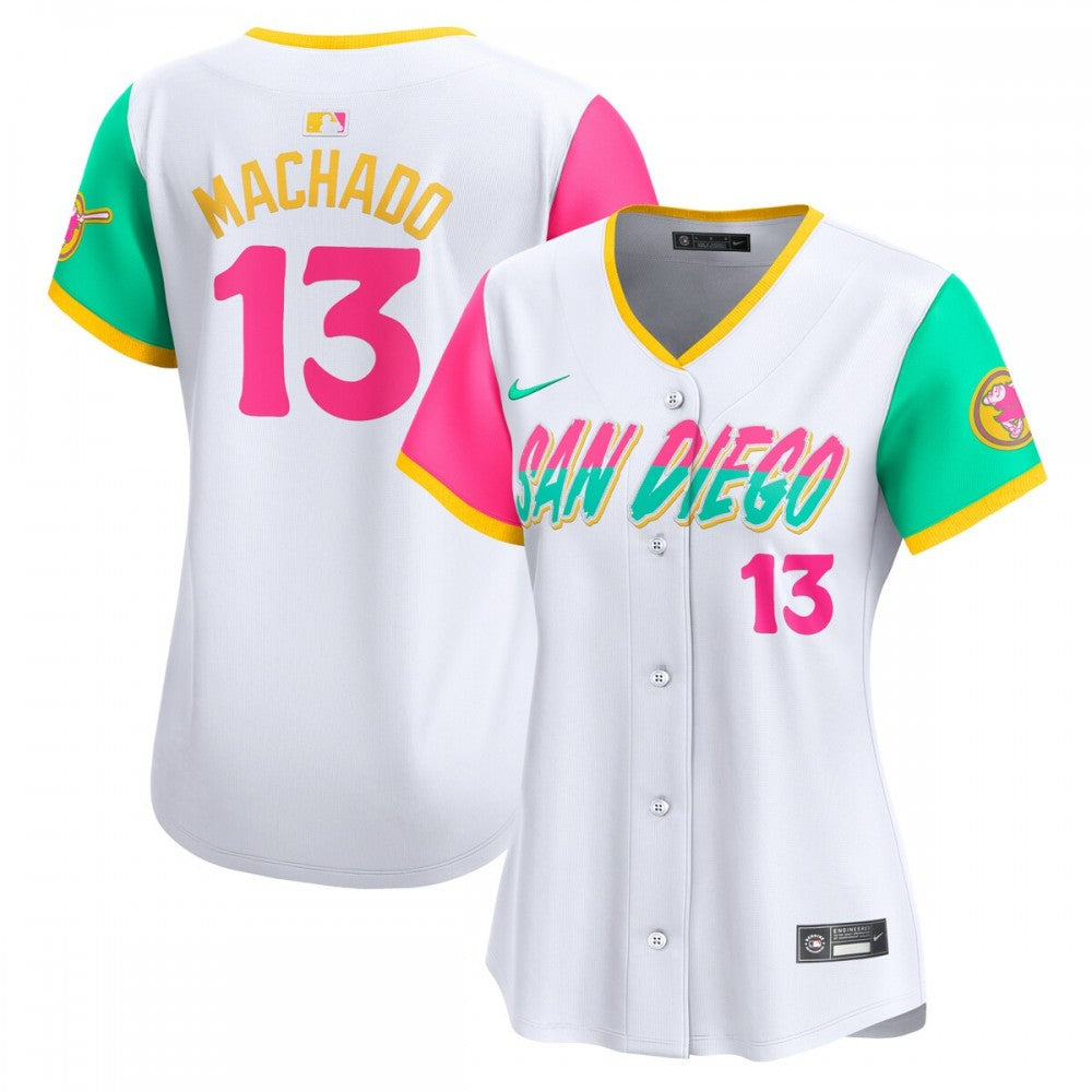 Manny Machado San Diego Padres Nike Women's City Connect Limited Player MLB Jersey - White