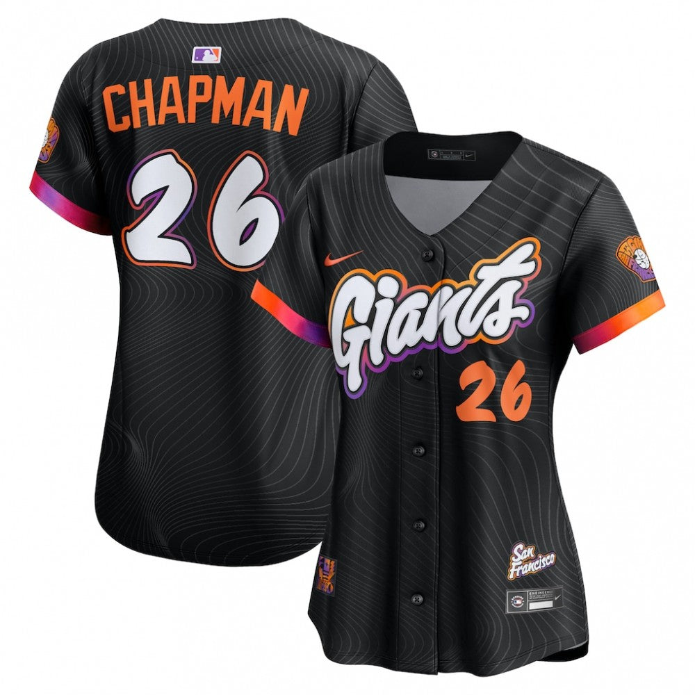 Matt Chapman San Francisco Giants Nike Women's 2025 City Connect Limited MLB Jersey - Anthracite