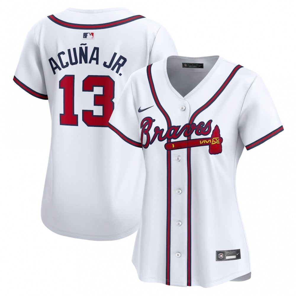 Ronald Acuna Atlanta Braves Nike Women's Home Limited Player MLB Jersey - White