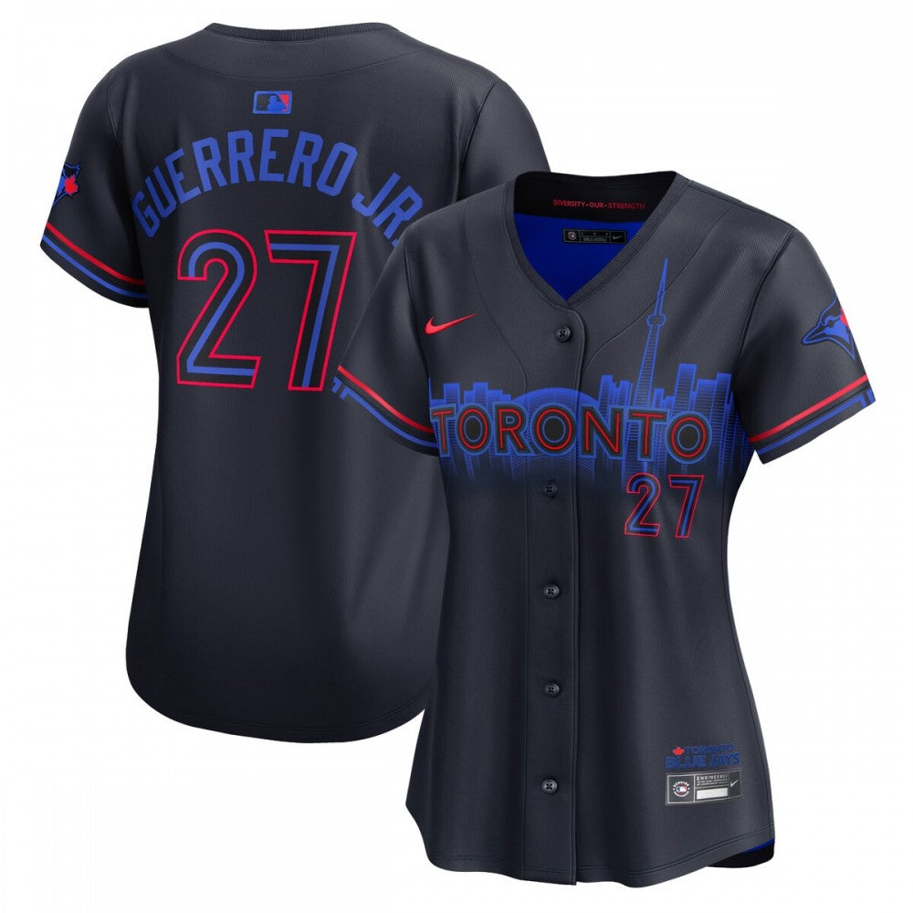 Vladimir Guerrero Jr. Toronto Blue Jays Nike Women's 2024 City Connect Limited Player MLB Jersey - Navy