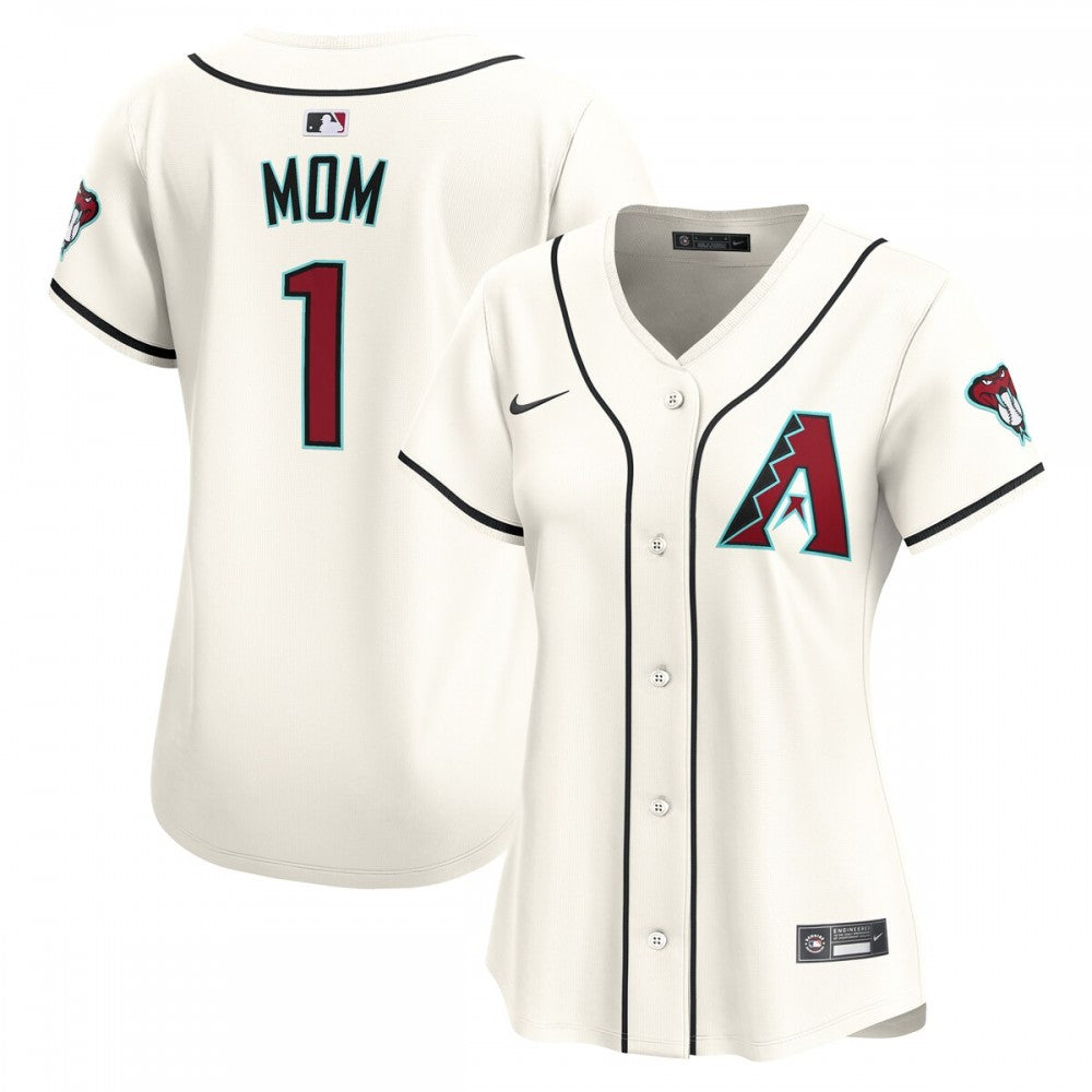 Arizona Diamondbacks Nike Women's #1 Mom Home Limited MLB Jersey - White