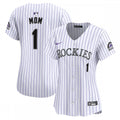 Colorado Rockies Nike Women's #1 Mom Home Limited MLB Jersey - White