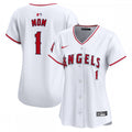 Los Angeles Angels Nike Women's #1 Mom Home Limited MLB Jersey - White