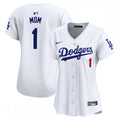 Los Angeles Dodgers Nike Women's #1 Mom Home Limited MLB Jersey - White