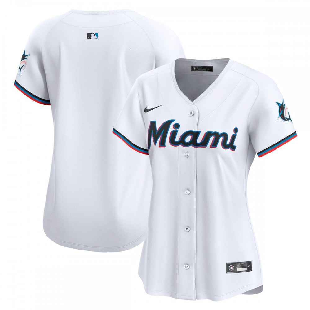 Miami Marlins Nike Women's Home Limited MLB Jersey - White