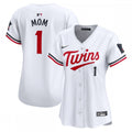 Minnesota Twins Nike Women's #1 Mom Home Limited MLB Jersey - White