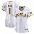 San Diego Padres Nike Women's #1 Mom Home Limited MLB Jersey - White