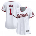 Washington Nationals Nike Women's #1 Mom Home Limited MLB Jersey - White