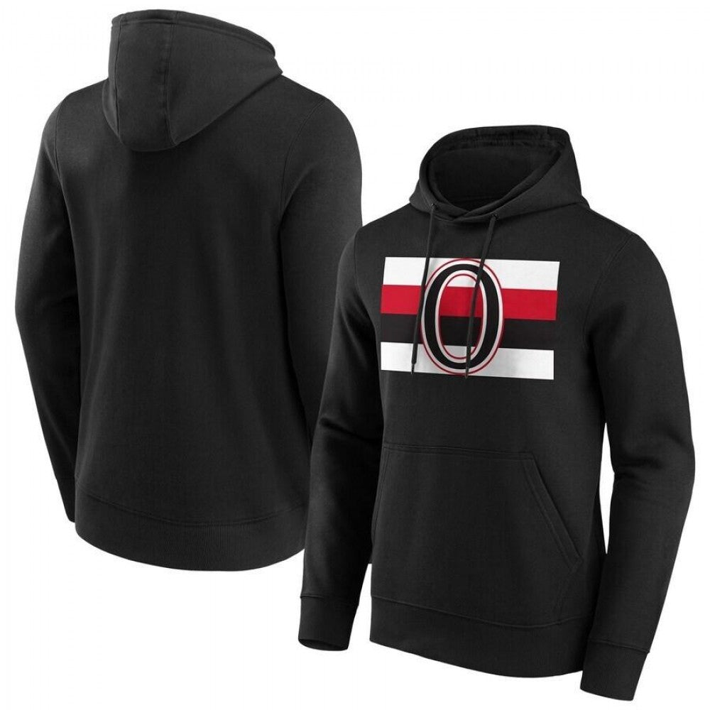 Ottawa Senators Fanatics Branded Hometown Graphic Hoodie - Black