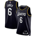 LeBron James Los Angeles Lakers Nike 2022 Select Series MVP Swingman NBA Jersey - Black