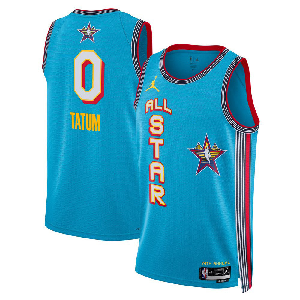 Jayson Tatum Jordan Brand Unisex Light Blue 2025 NBA All-Star Game Swingman Player NBA Jersey