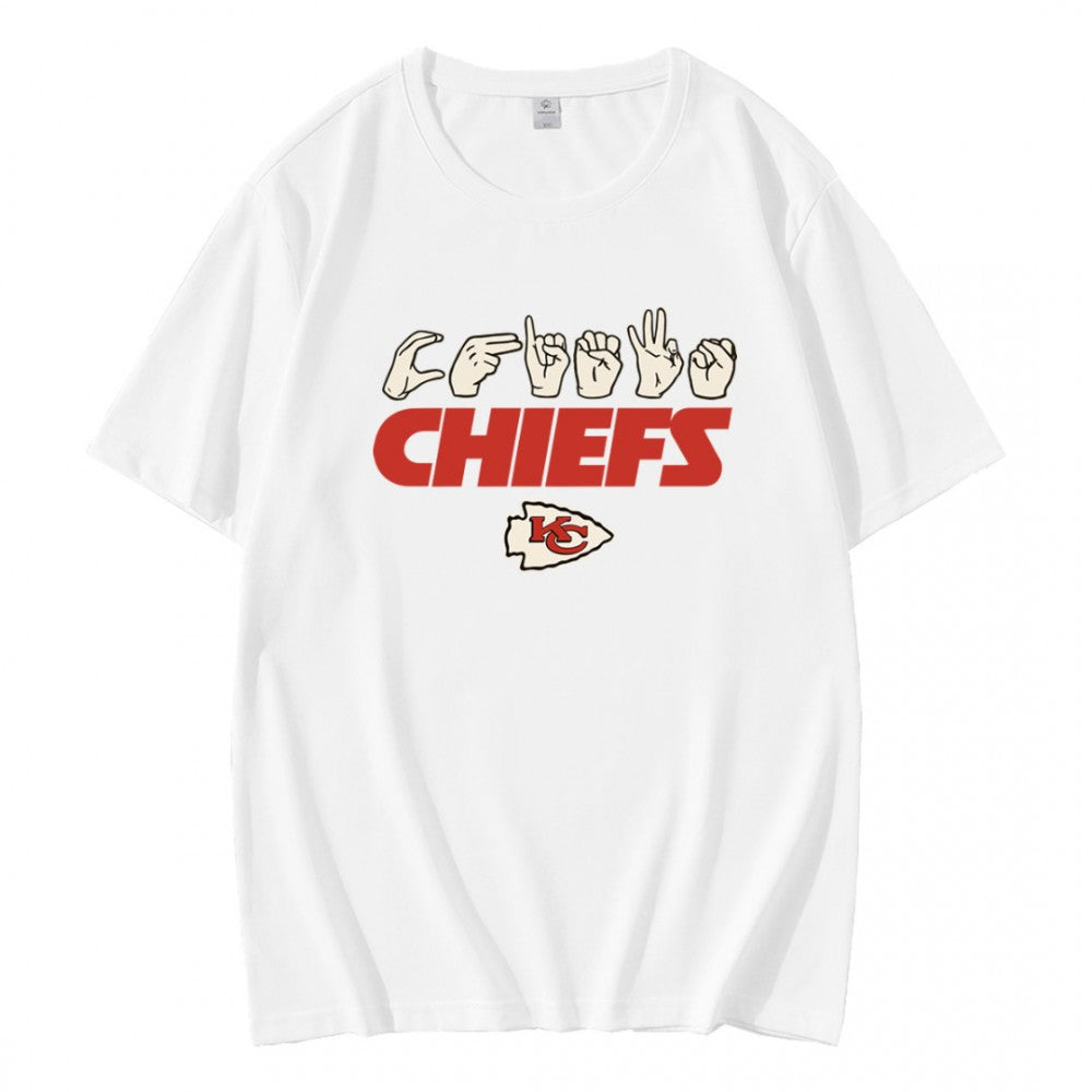 Love Sign Chiefs Football Logo T-Shirt