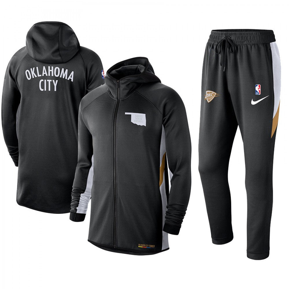 Oklahoma City Thunder Nike 2019/20 Showtime Full-Zip Therma Flex Performance Hoodie