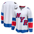 Men's New York Rangers White 2024 NHL Stadium Series Breakaway Premium NHL Jersey