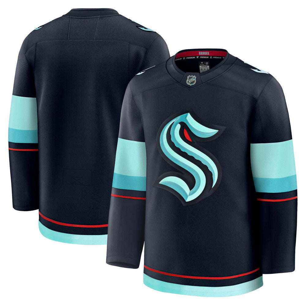 Seattle Kraken Home Premium NHL Jersey - Deep Sea Blue