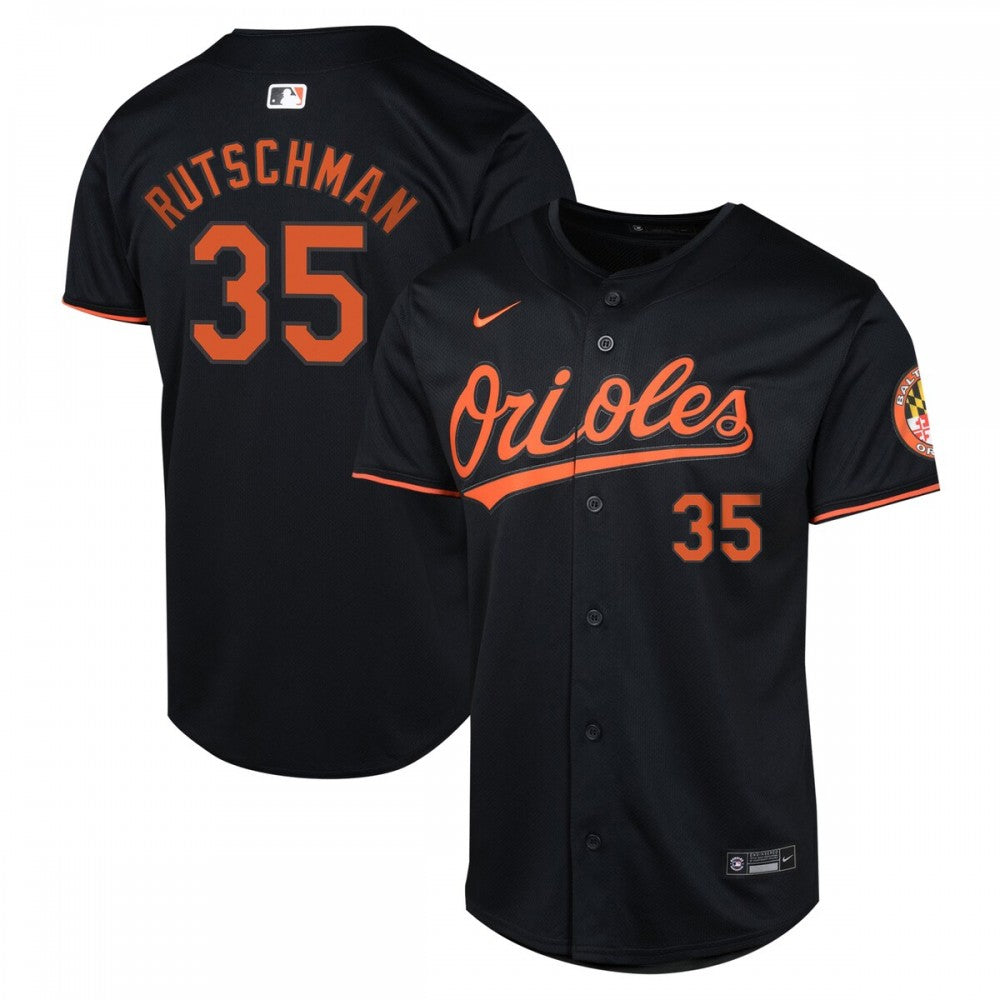 Adley Rutschman Baltimore Orioles Nike Youth Alternate Limited Player MLB Jersey - Black