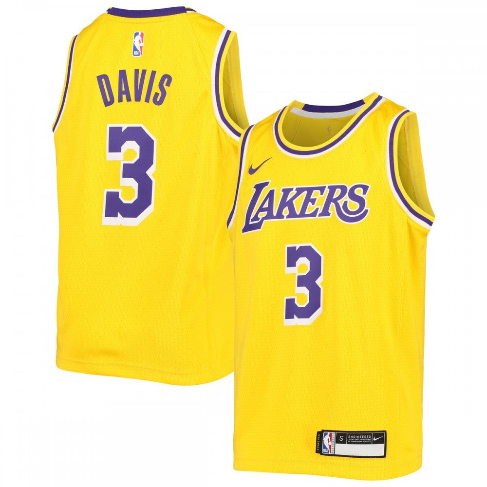 Anthony Davis Los Angeles Lakers Nike Youth Swingman NBA Jersey - Icon Edition - Gold