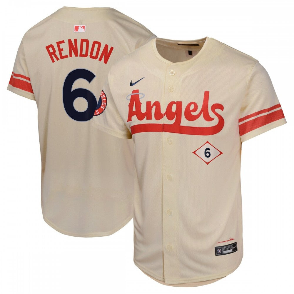 Anthony Rendon Los Angeles Angels Nike Youth City Connect Limited Player MLB Jersey - Cream