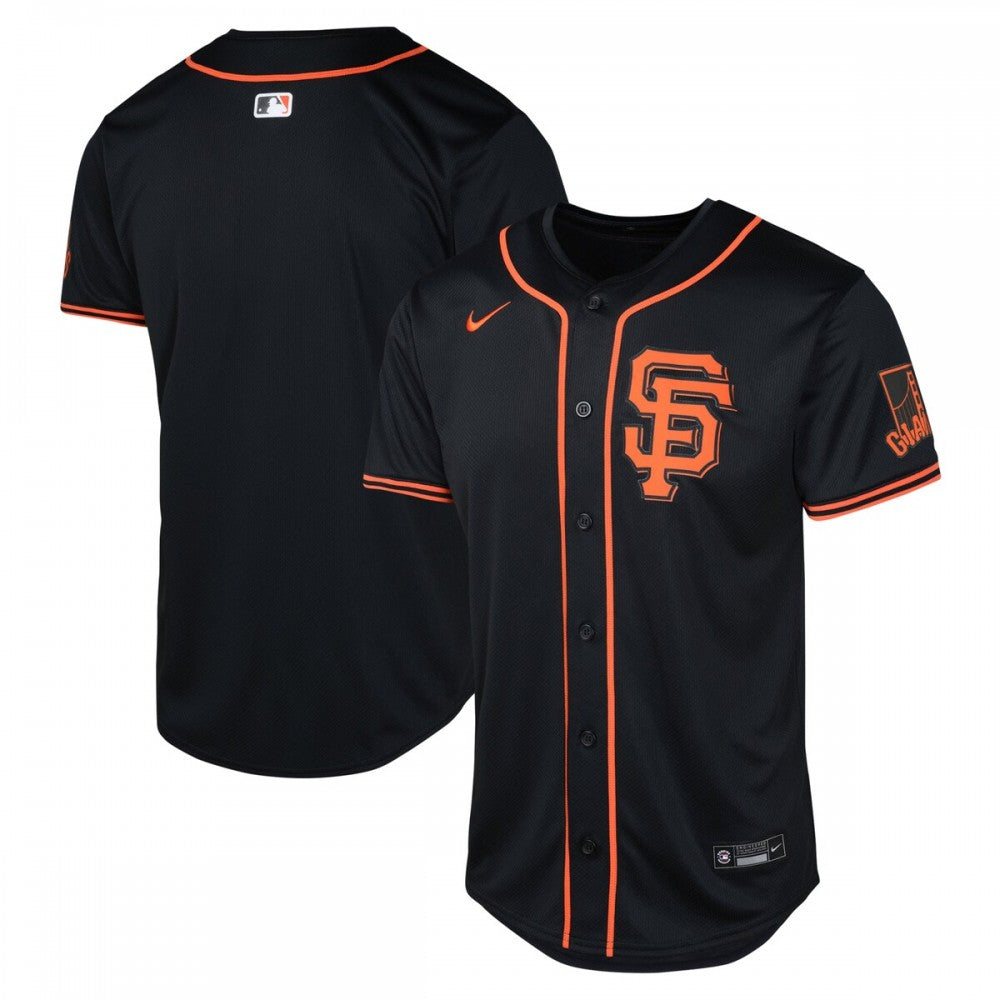 San Francisco Giants Nike Youth Alternate Limited MLB Jersey - Black