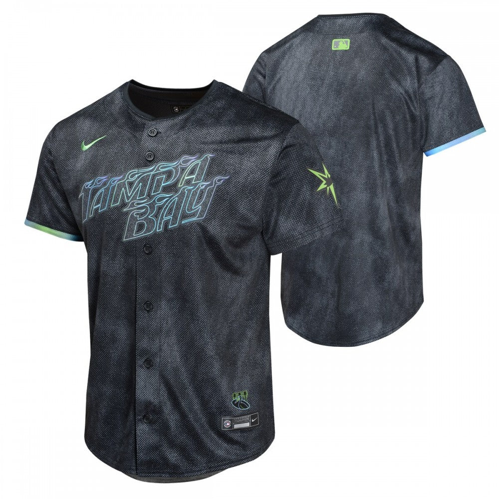 Tampa Bay Rays Nike Youth 2024 City Connect Limited MLB Jersey - Black