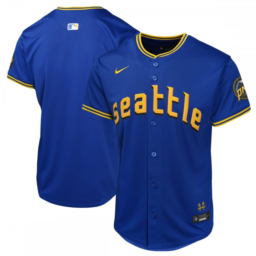 Seattle Mariners Nike Youth City Connect Limited MLB Jersey - Blue