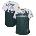 Charlie Blackmon Colorado Rockies Nike Youth 2022 City Connect Replica Player MLB Jersey - Green
