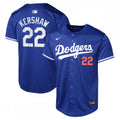 Clayton Kershaw Los Angeles Dodgers Nike Youth Alternate Limited Player MLB Jersey?C Royal